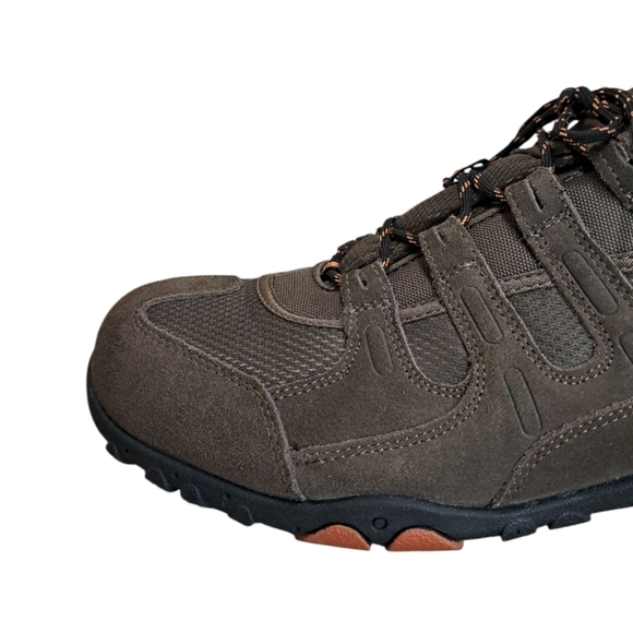 Hi-Tec Quadra II Waterproof Hiking Shoes Men’s 13 Taupe/Burnt Orange - Picture 7 of 16